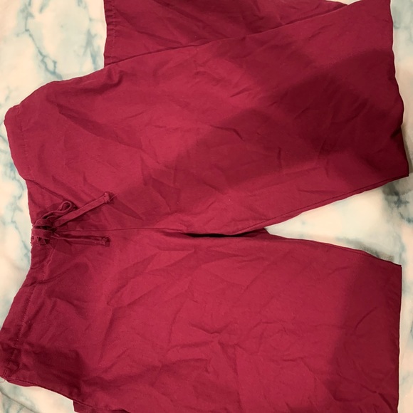 Wine Cherokee scrub pants - Picture 1 of 2